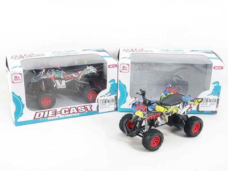 Die Cast Motorcycle Pull Back(4S) toys