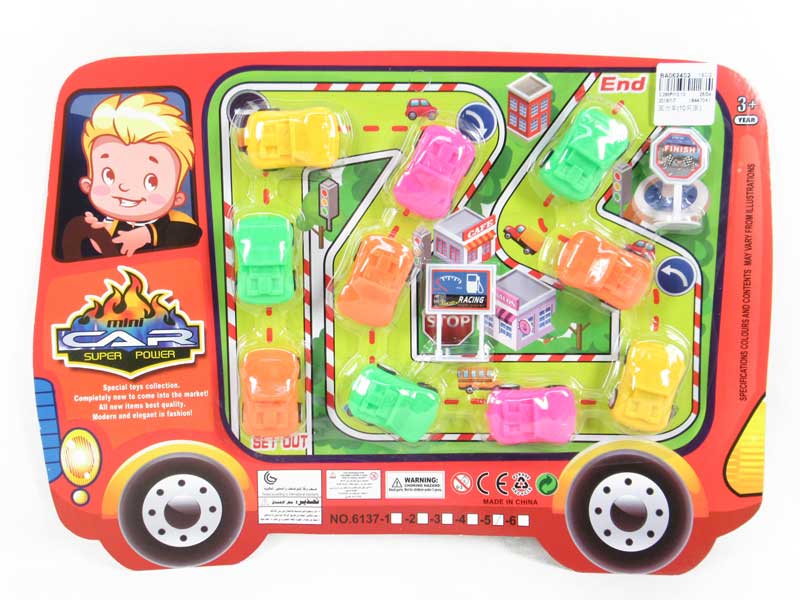 Pull Back Car(10in1) toys