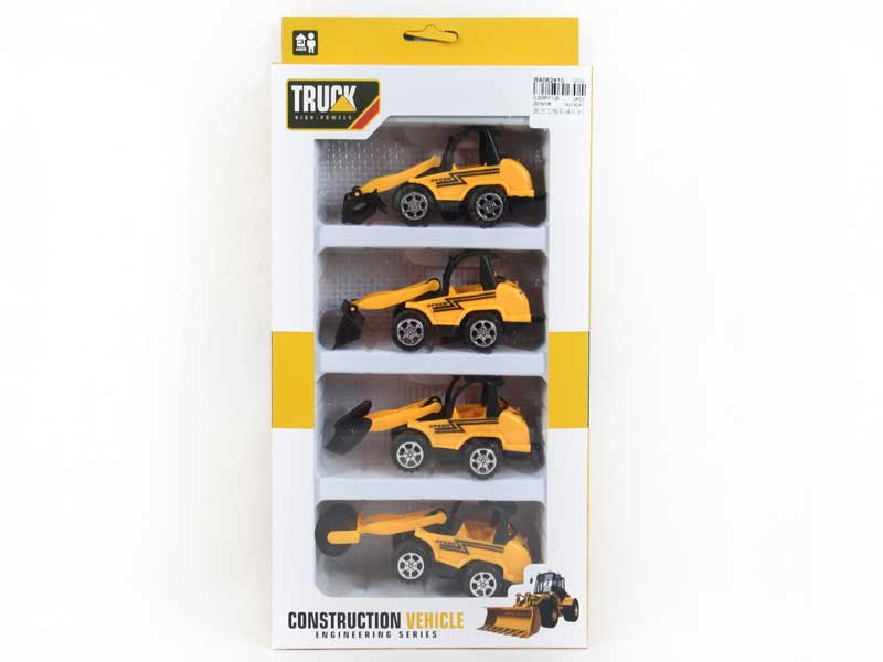 Pull Back Construction Truck(4in1) toys