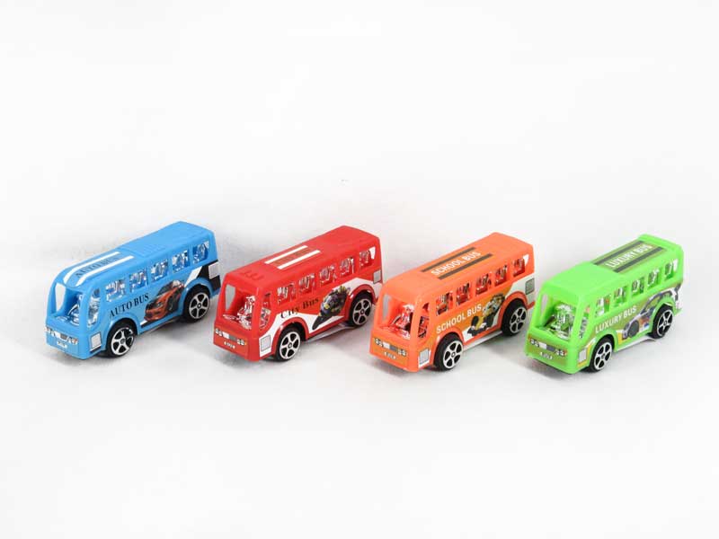 Pull Back Bus(4C) toys