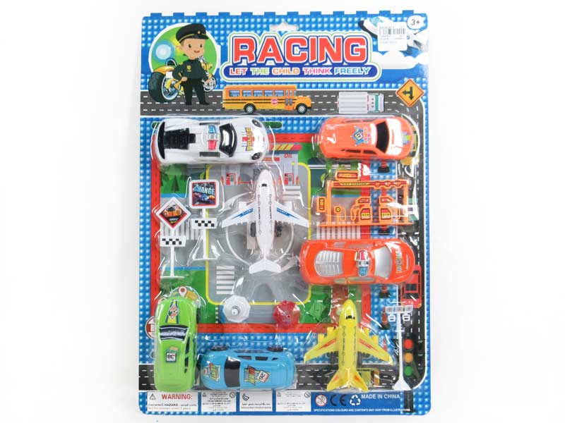 Pull Back Car & Pull Back Plane(7in1) toys