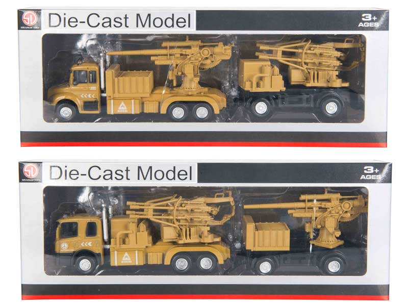 1:60 Die Cast Truck Pull Back(2S) toys