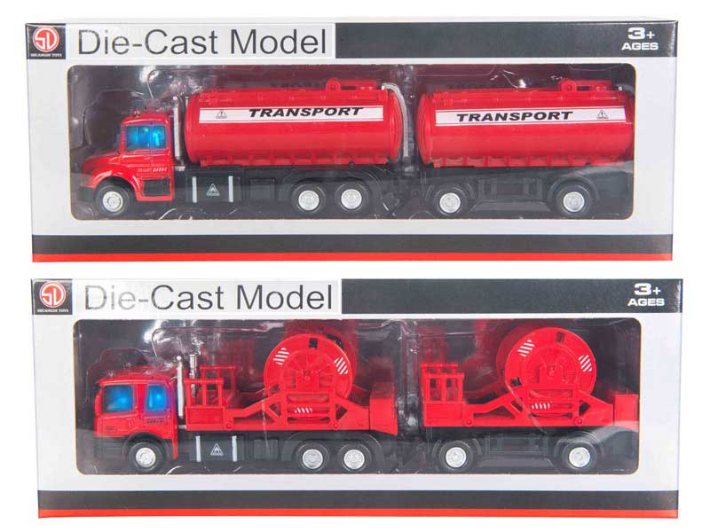 1:60 Die Cast Truck Pull Back W/L_M(2S) toys