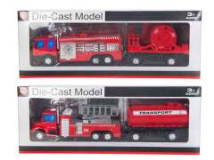 1:60 Die Cast Fire Engine Pull Back W/L_M(2S)