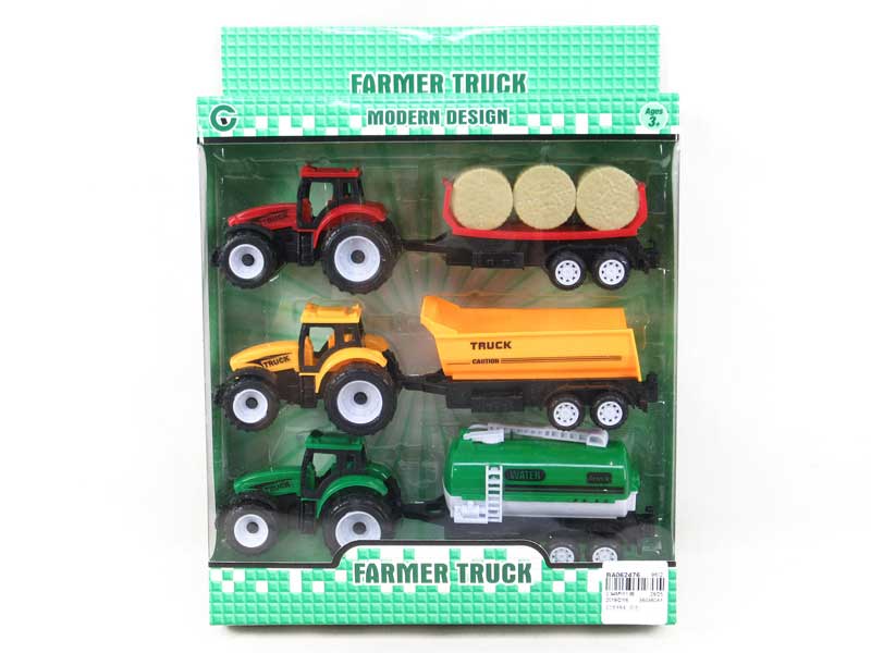Pull Back Farm Truck(3in1) toys