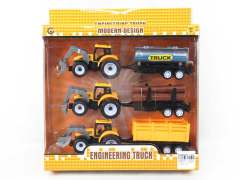 Pull Back Tow Truck(3in1)