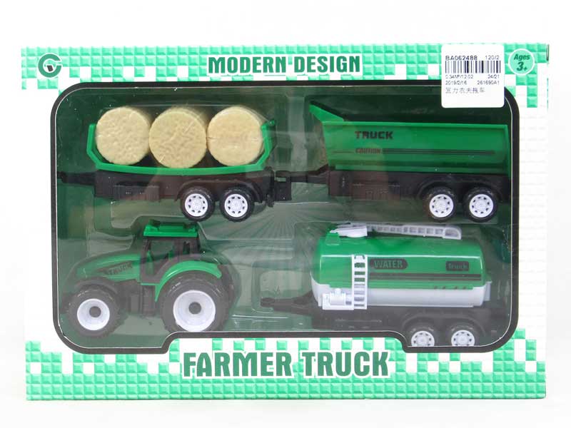 Pull Back Farm Truck toys