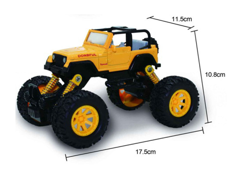 1:43 Pull Back Cross-country Car toys
