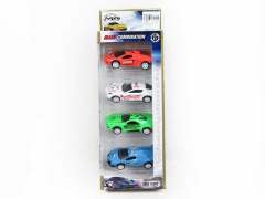 1:54 Die Cast Racing Car Pull Back(4in1) toys