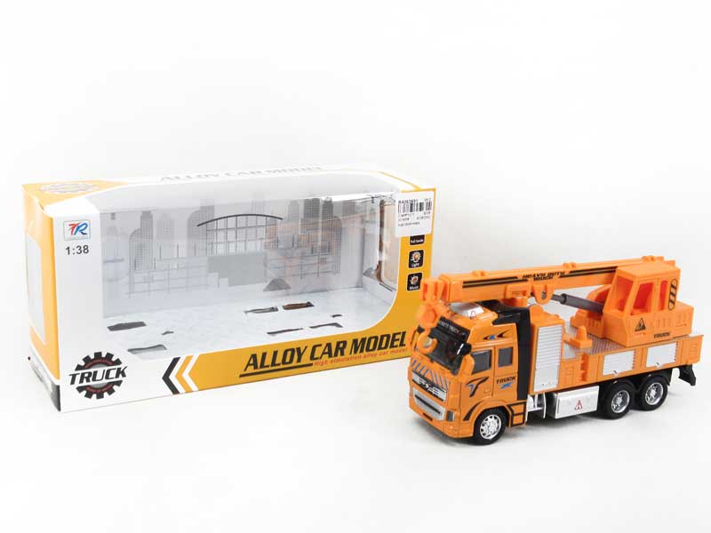 Die Cast Construction Truck Pull Back W/L_S toys