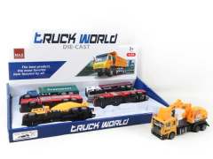 1:50 Die Cast Tow Truck Pull Back(6PCS)