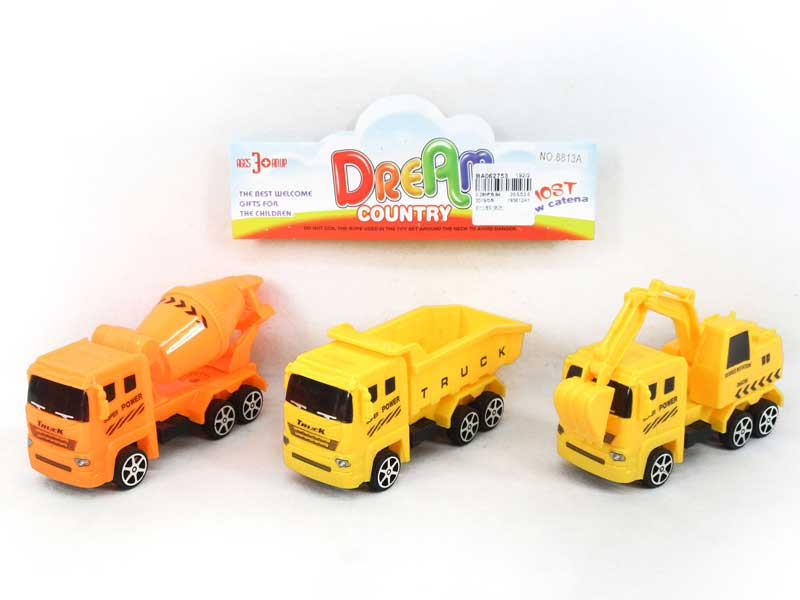 Pull Back Construction Truck(3S2C) toys