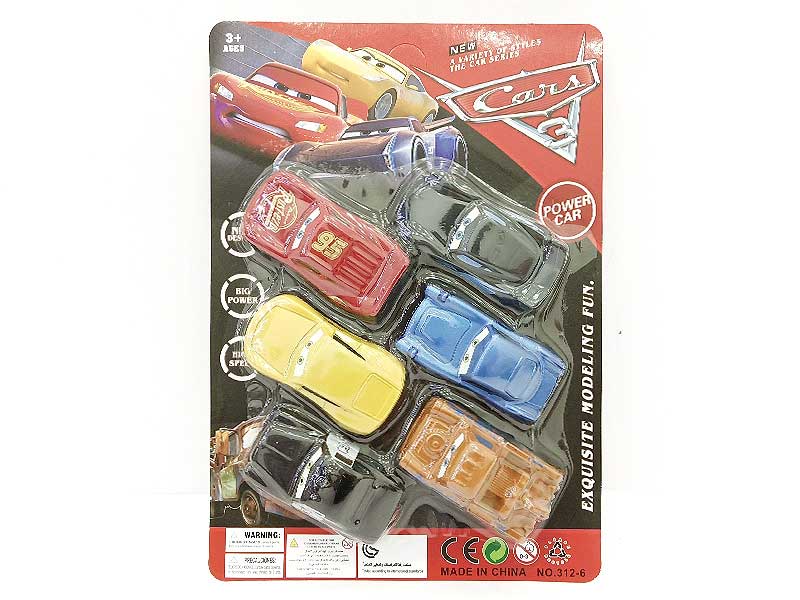 Pull Back Car(6in1) toys