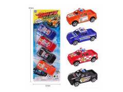 Pull Back Police Car(4in1) toys