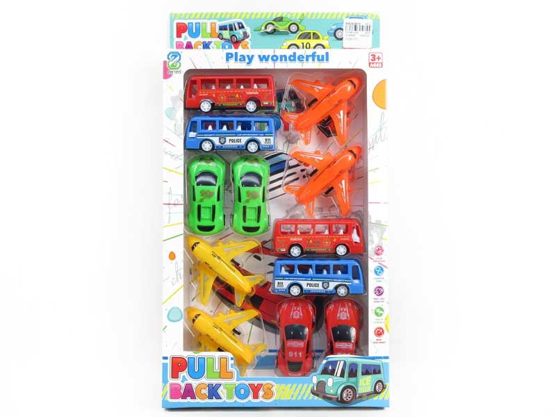 Pull Back Car Set(12in1) toys