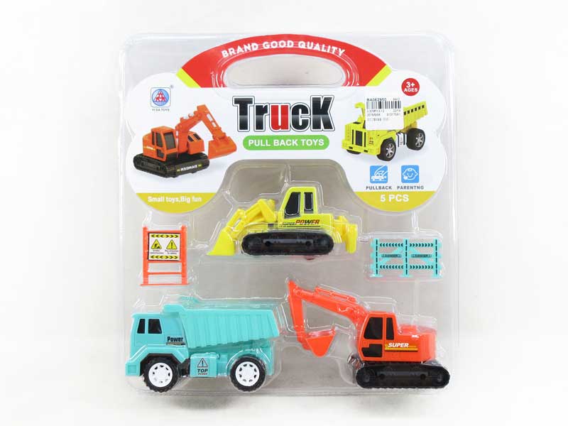 Pull Back Construction Car Set(3in1) toys