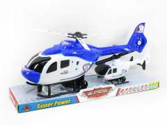 Pull Back Helicopter Tow Free Wheel Plane