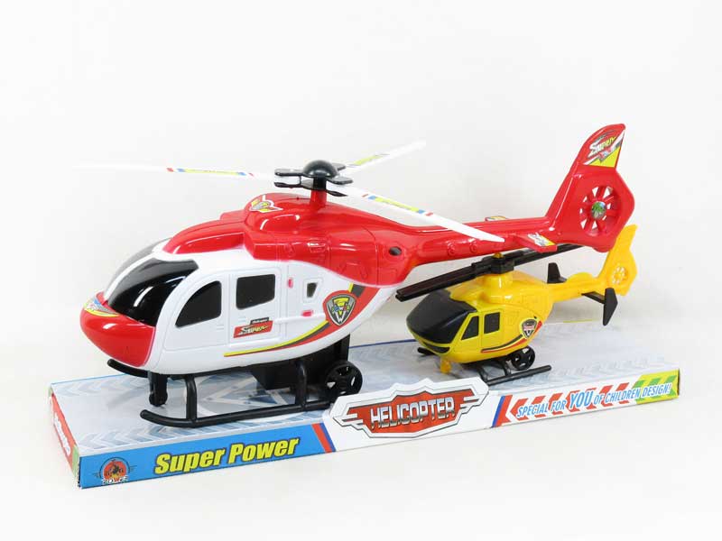 Pull Back Helicopter Tow Free Wheel Plane toys