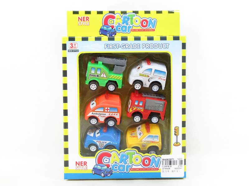 Pull Back Car(6i1) toys