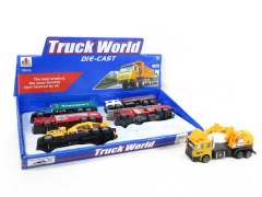 1:55 Die Cast Tow Truck Pull Back(12in1)