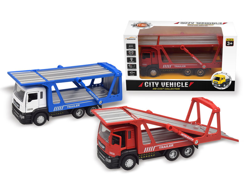 1:50 Die Cast Truck Pull Back W/L_S(2C) toys