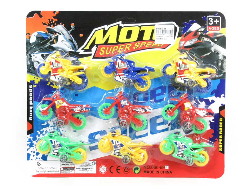 Pull Back Motorcycle(9in1) toys