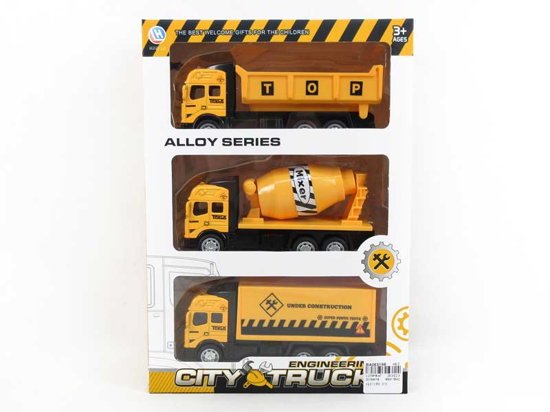 Die Cast Construction Truck Pull Back(3in1) toys