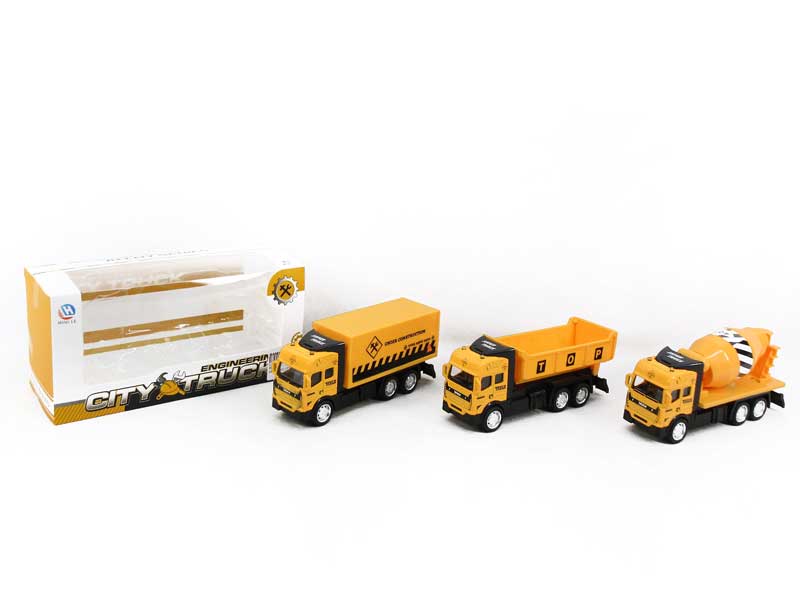 Die Cast Construction Truck Pull Back W/L_S(3S) toys