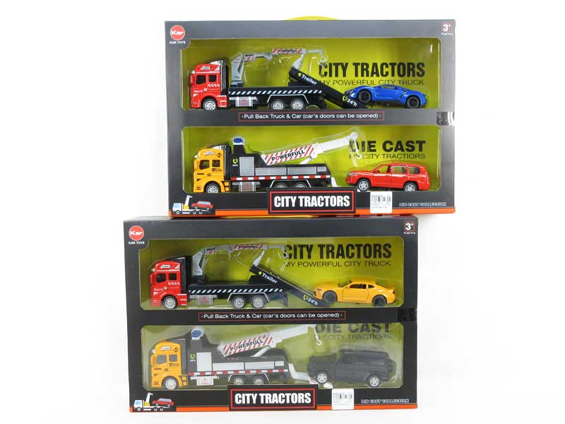 Die Cast Tow Truck Pull Back(2S) toys