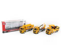 1:43 Die Cast Construction Truck Pull Back W/L_M(3S)
