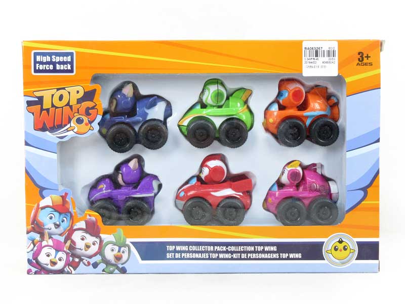 Pull Back Car(6in1) toys