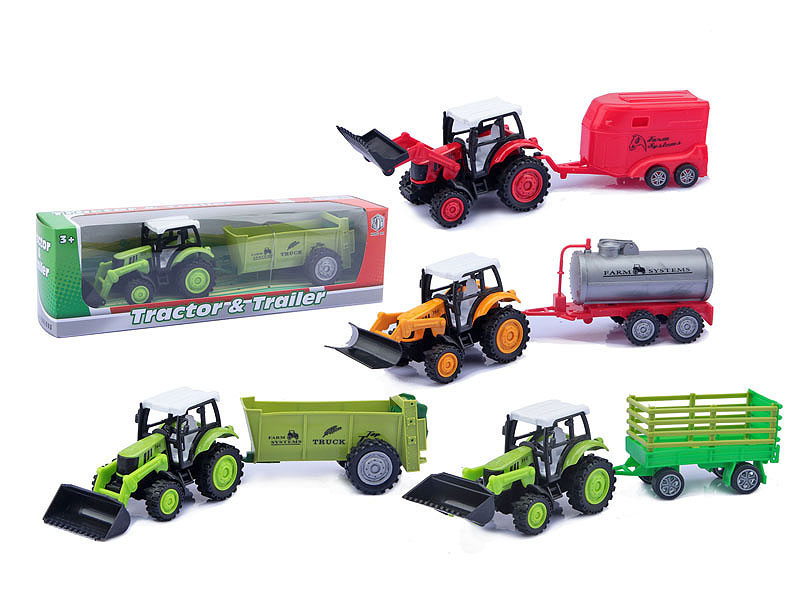 Die Cast Farm Truck Pull Back(4S3C) toys