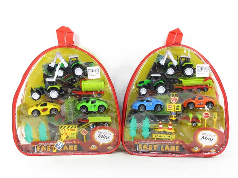 Die Cast Farmer Car Pull Back(2S) toys