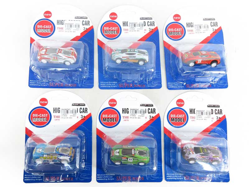 Die Cast Racing Car Pull Back(6S6C) toys