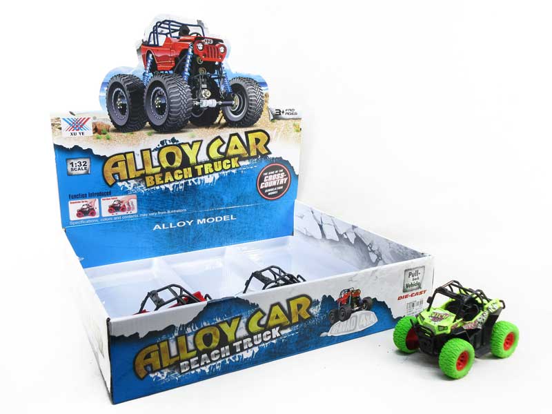 1:32 Die Cast Car Pull Back(12in1) toys