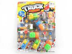 Pull Back Construction Truck Set(6in1)