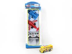 Pull Back Plane & Pull Back Construction Bus(4in1)