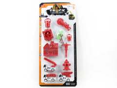 Pull Back Fire Engine Set(3in1)
