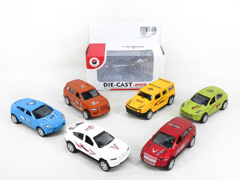 Die Cast Car Pull Back(6S6C) toys