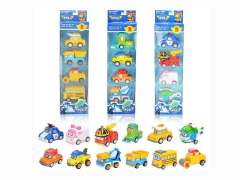 Pull Back Car(4in1) toys