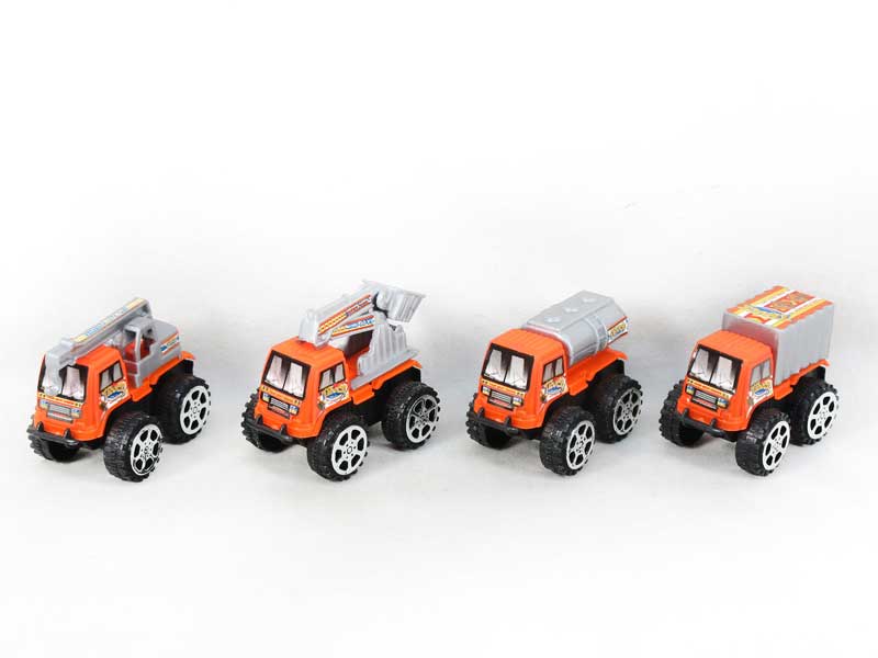 Pull Back Construction Truck(4S) toys