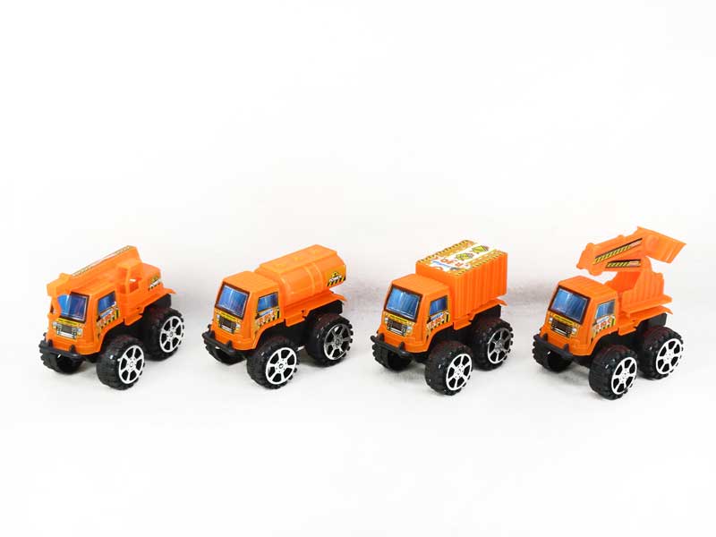 Pull Back Construction Truck(4S) toys