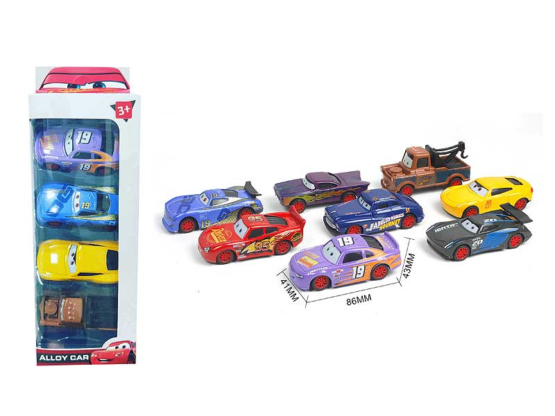 Die Cast Car Pull Back(6in1) toys