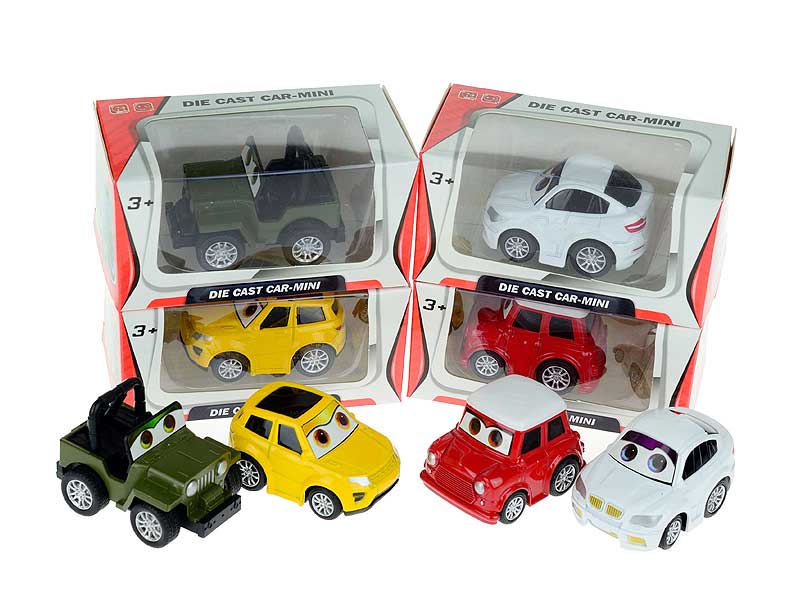 Die Cast Car Pull Back(4S4C) toys