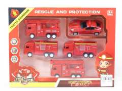 Pull Back Fire Engine(5in1)