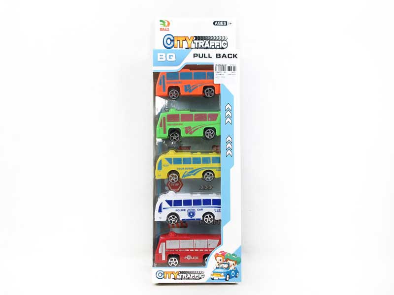 Pull Back Bus(5in1) toys