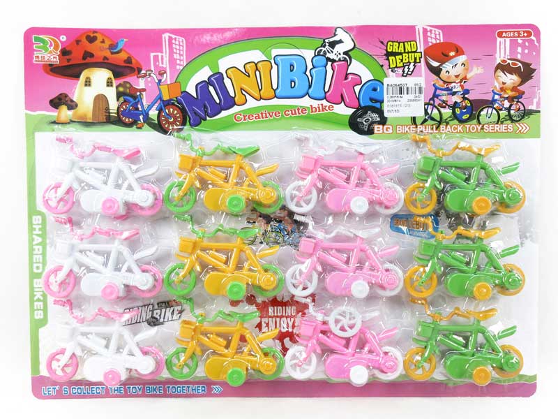 Pull Back Bike(12in1) toys