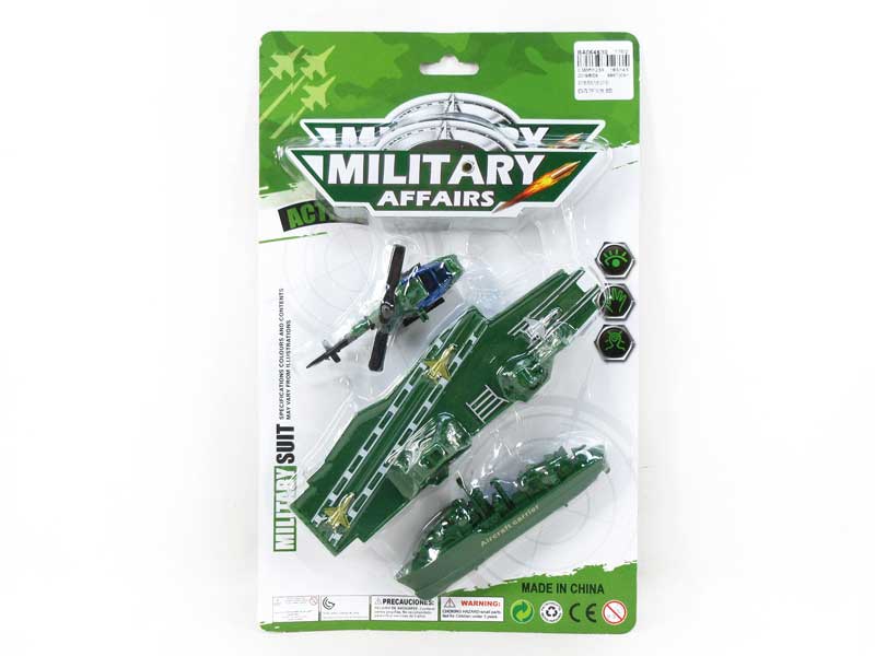 Pull Back Aircraft Carrier & Plane(2in1) toys