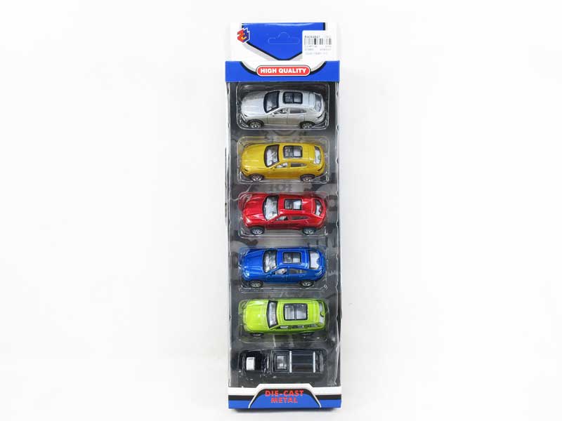 1:50 Die Cast Cross-country Car Pull Back(6in1) toys