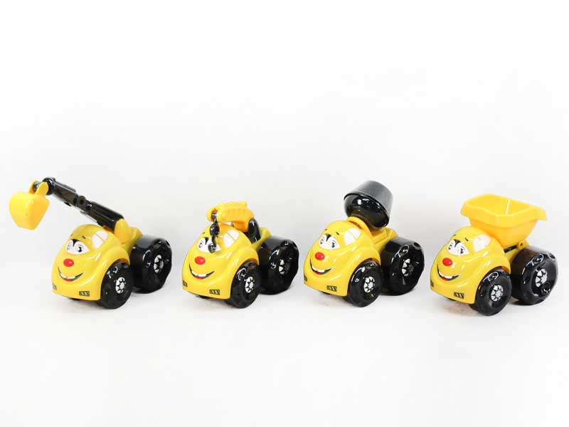 Pull Back Construction Truck(4S) toys